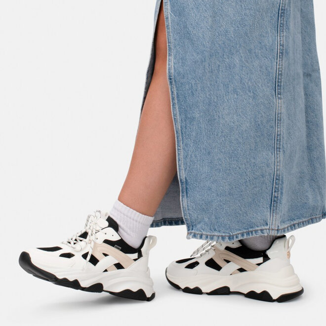 Sneakers Wit GIGI Beige combi