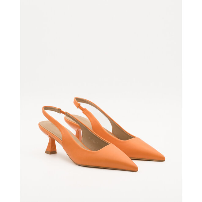 Slingback Heels Orange