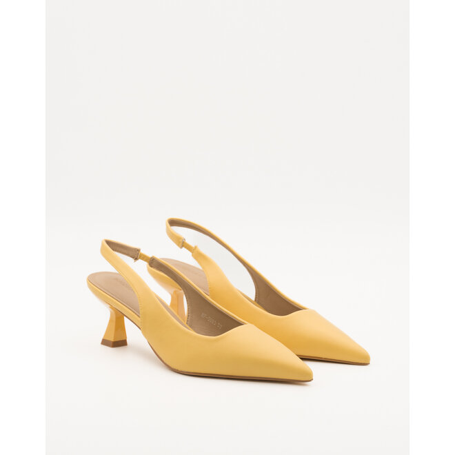 Slingback Heels Geel