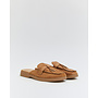 Slipper Camel Veloursleder Charms
