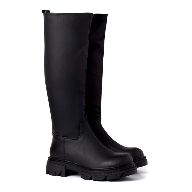 Boots Zwart Hoog