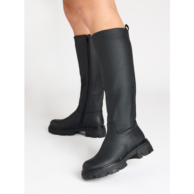 Boots Zwart Hoog