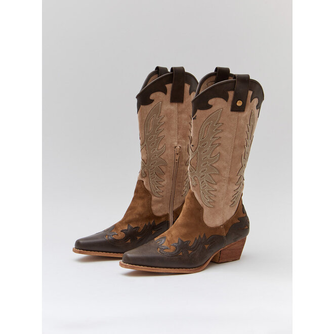 Cowboy-Pferd Braun Retro Beige