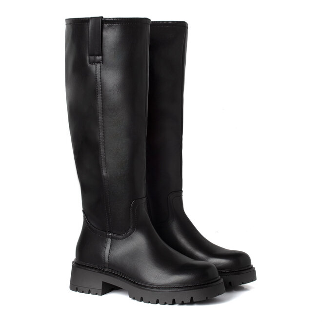 Hohe Stiefel Schwarz Basic