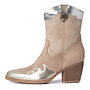 Cowboystiefel Gold Metallic Kurz