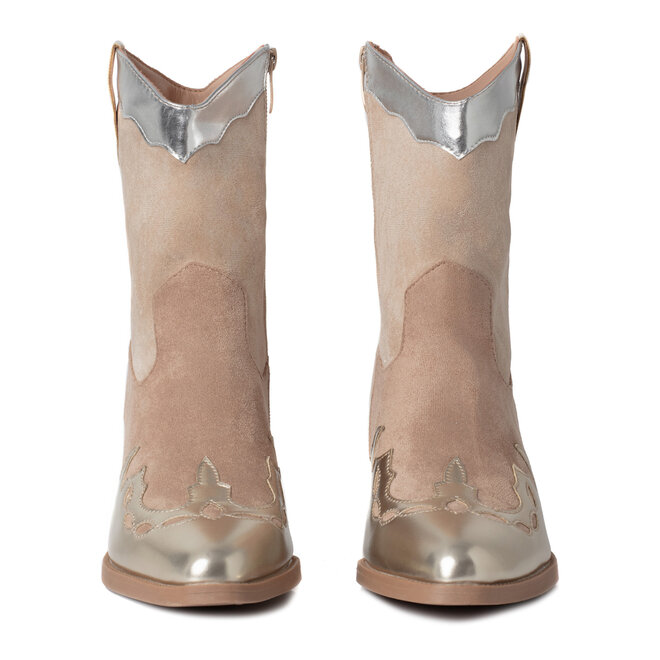 Cowboylaarzen Goud Metallic Kort