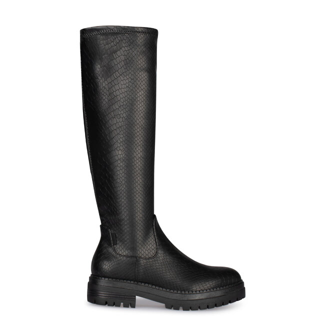 Stretch Laarzen Zwart Cybele Boots Print