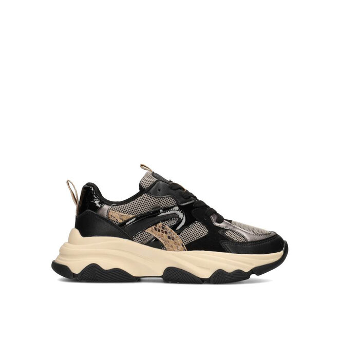 Sneakers Zwart GIGI Beige Combi