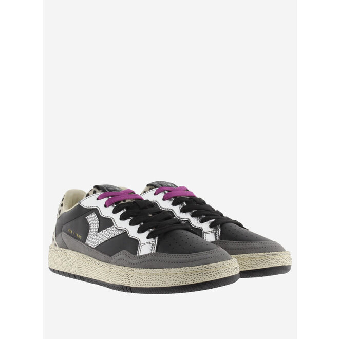 Sneakers Schwarz Smash Animal Print