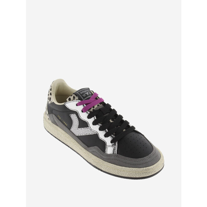 Sneakers Schwarz Smash Animal Print