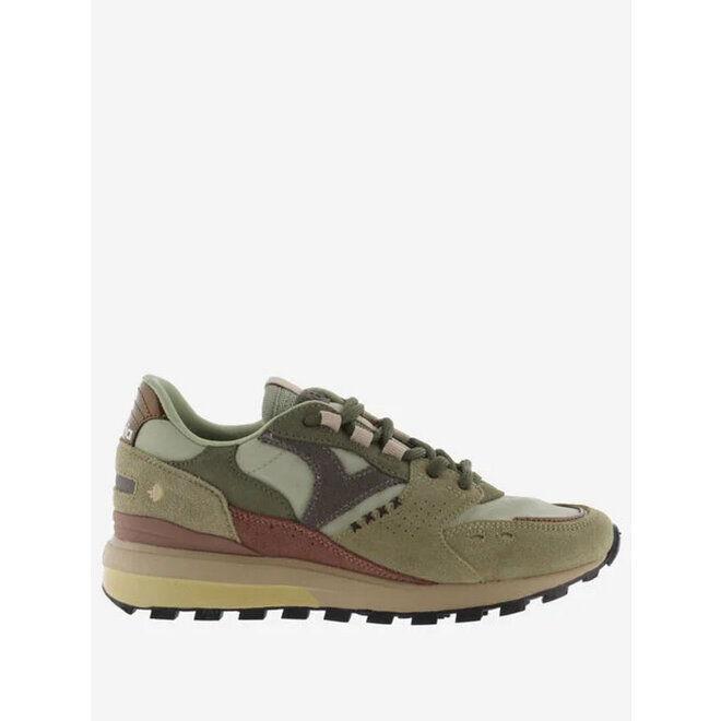 Sneakers Grun Luna Split Leather