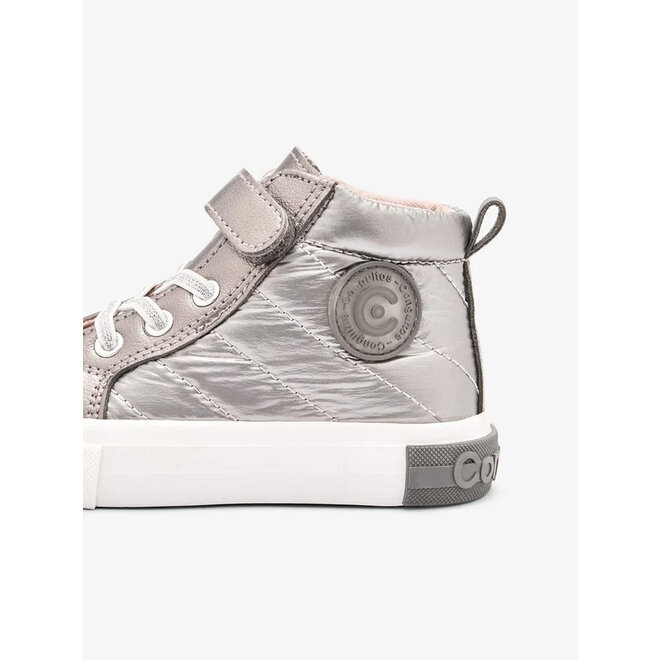Hoge Sneakers Meisjes Zilver