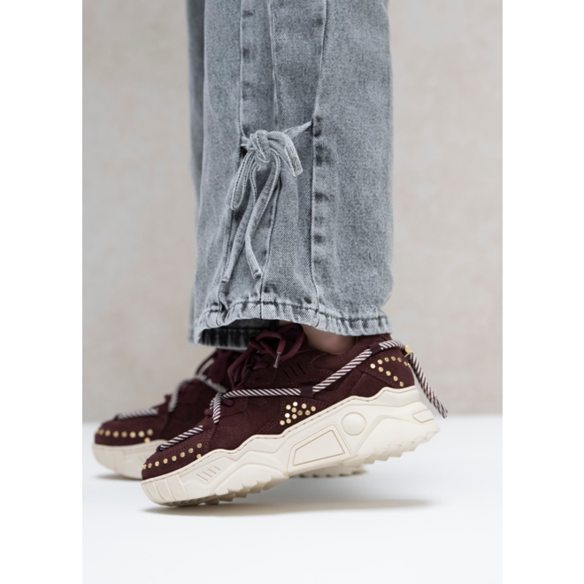 DWRS sneakers JUPITER Bordeaux studs