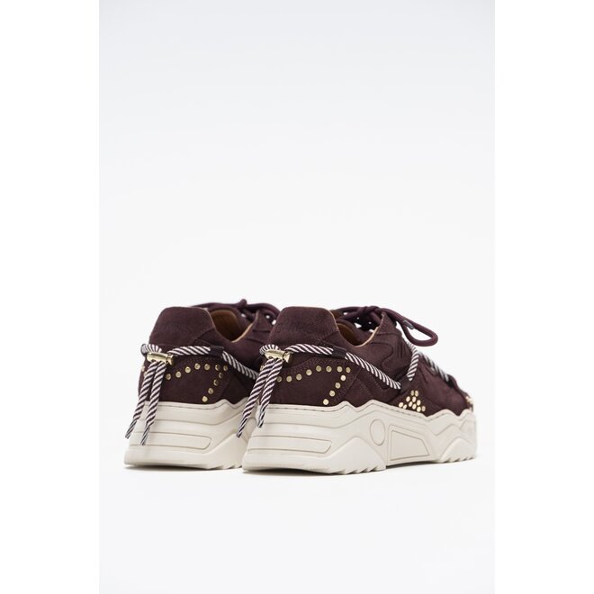 DWRS sneakers JUPITER Bordeaux studs