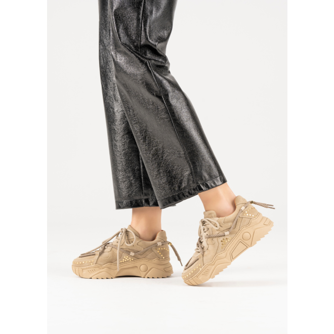 DWRS sneakers JUPITER Beige studs