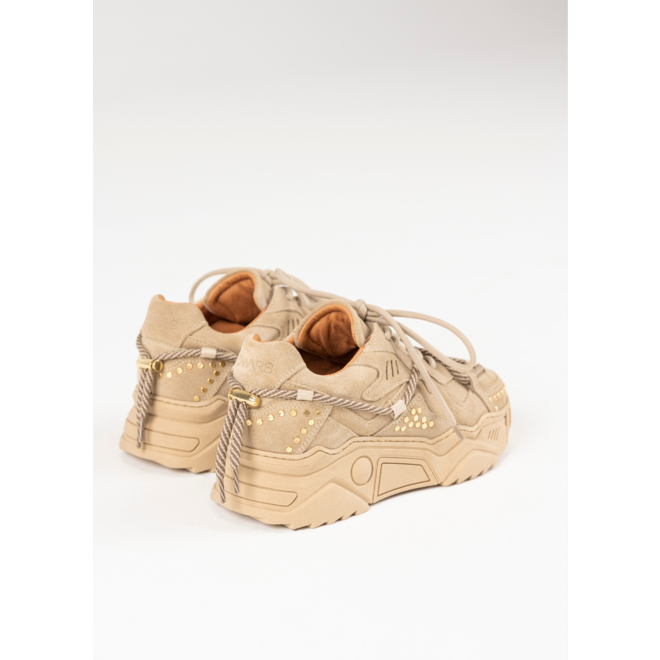 DWRS sneakers JUPITER Beige studs
