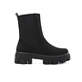 Chelsea Boots Schwarz Wildlederoptik