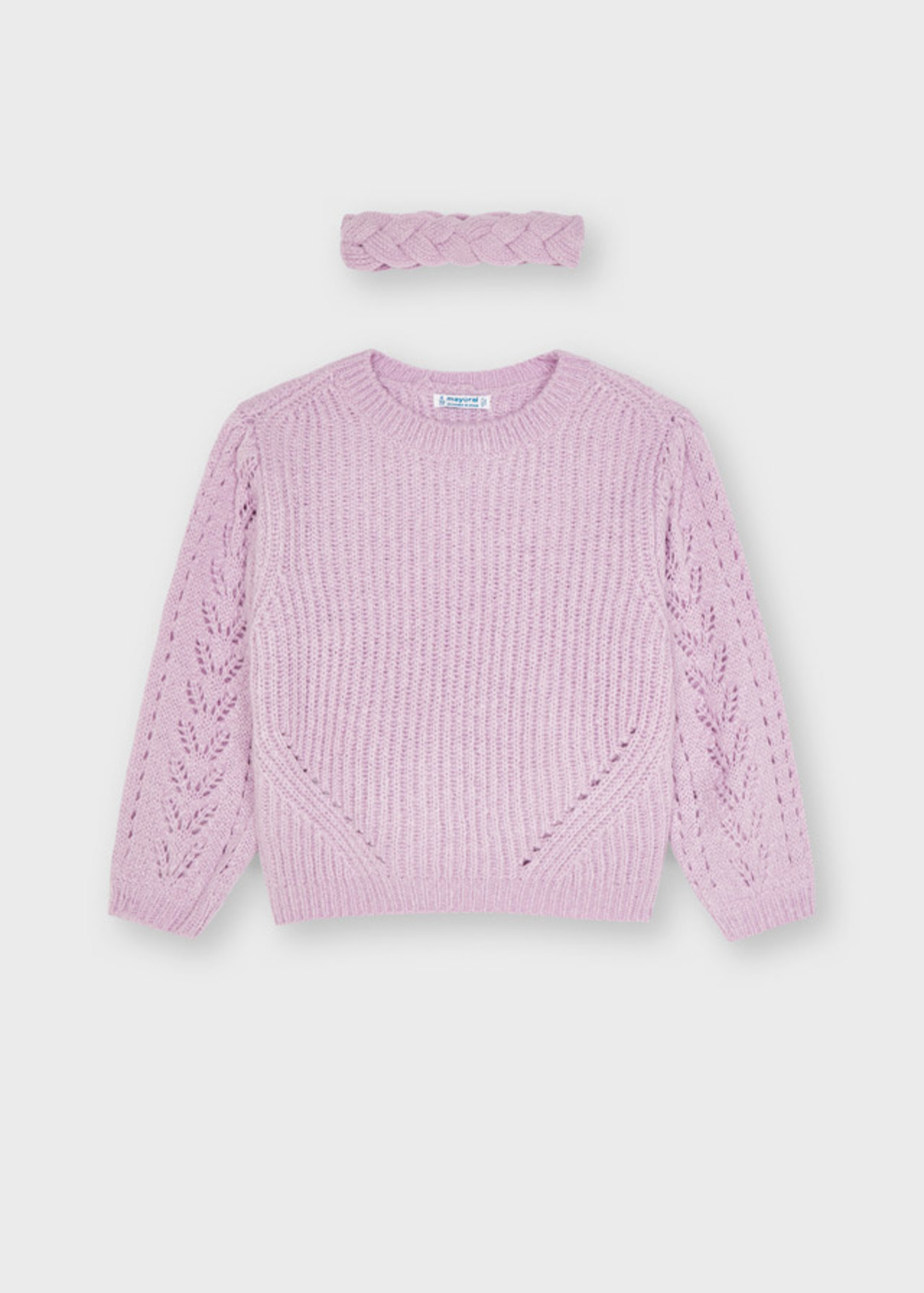 Mayoral Mayoral sweater with turban lilac