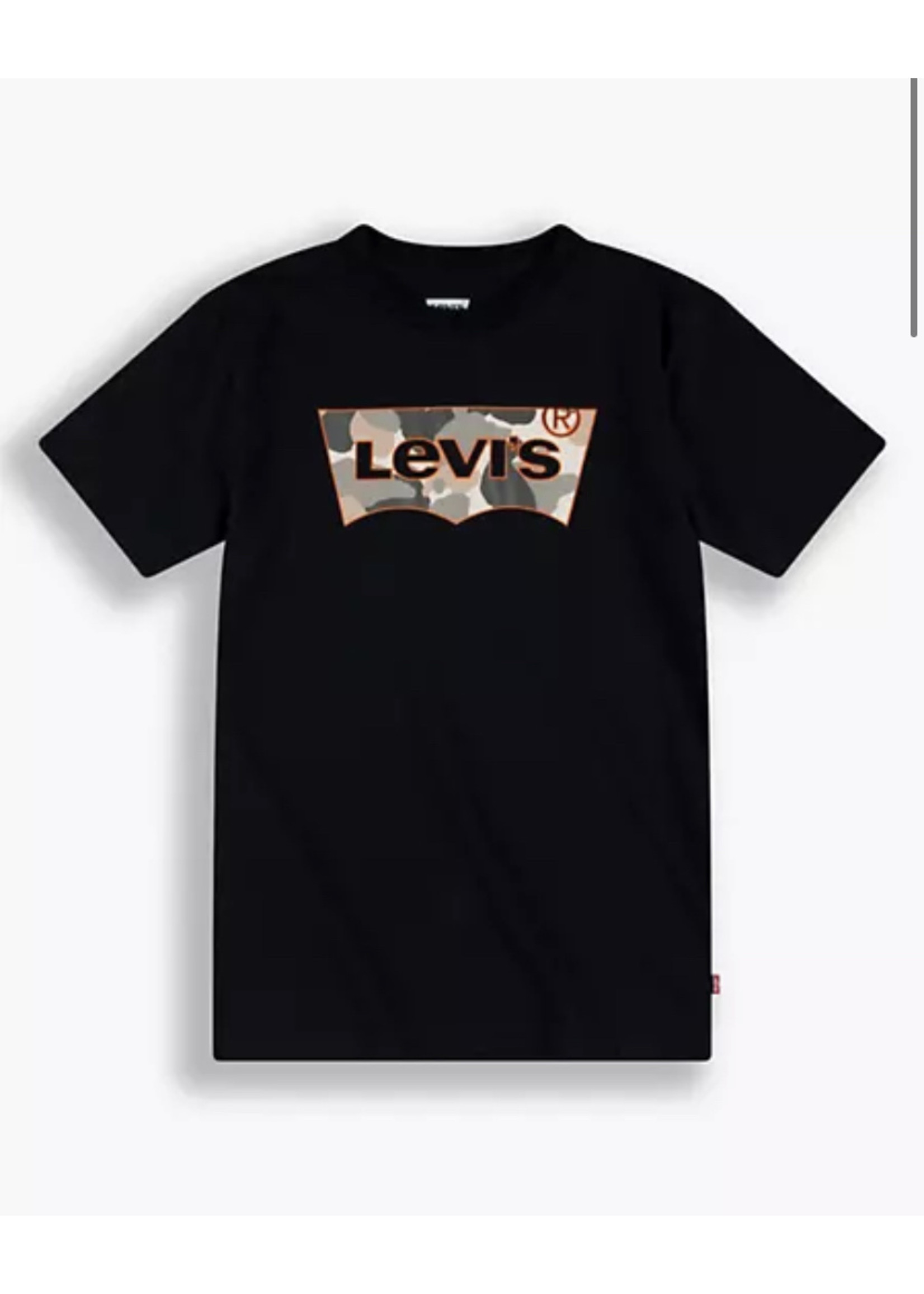 Levi's Levis short sleeve graphic armyprint shirt black