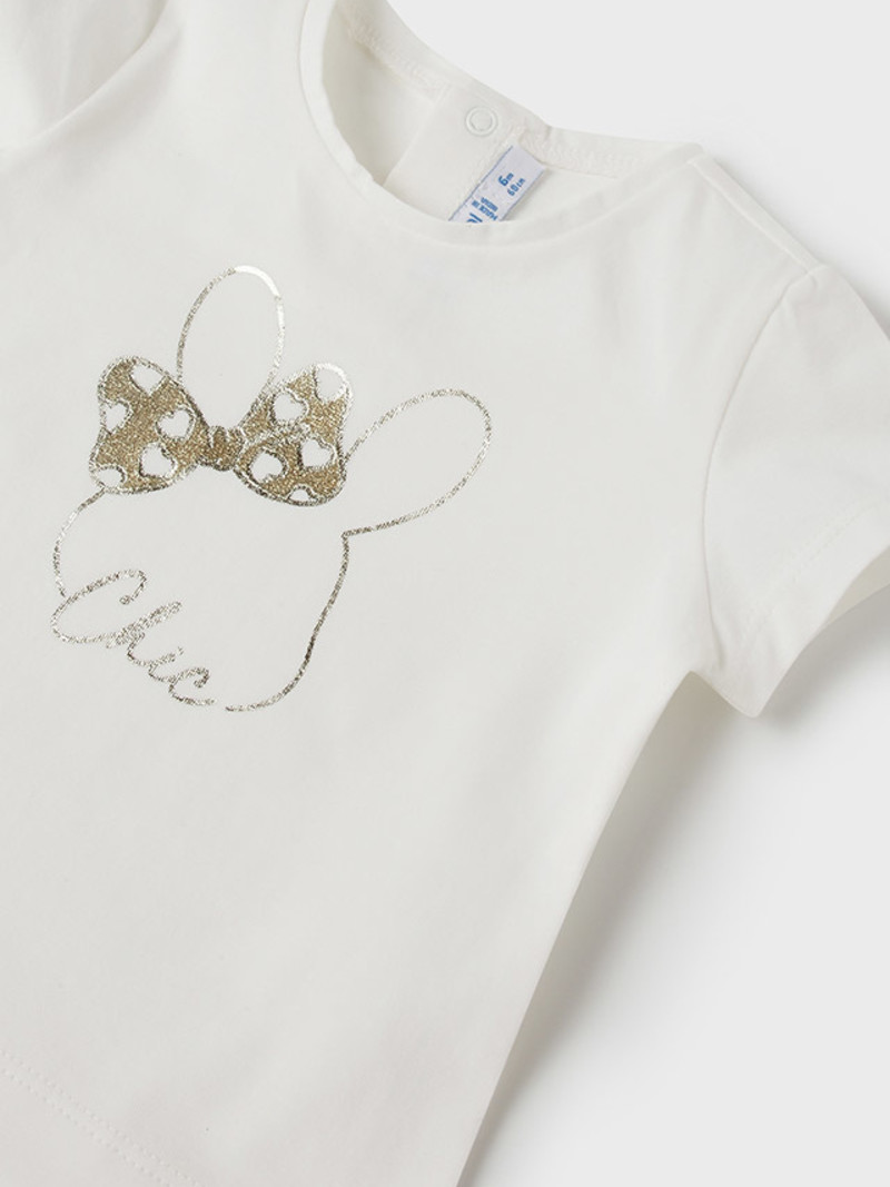 Mayoral bunny basic chic tshirt natural