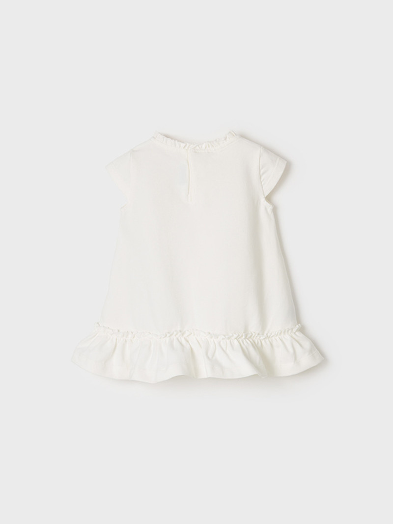 Mayoral zebra knit dress baby girl