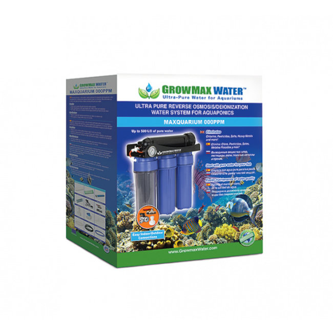 GrowMax Maxquarium Ultra-Pure Reverse Osmosis/De-ionisation Water System