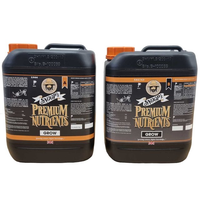 Snoops Premium Nutrients Grow A&B Coco