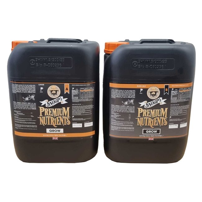 Snoops Premium Nutrients Grow A&B Coco
