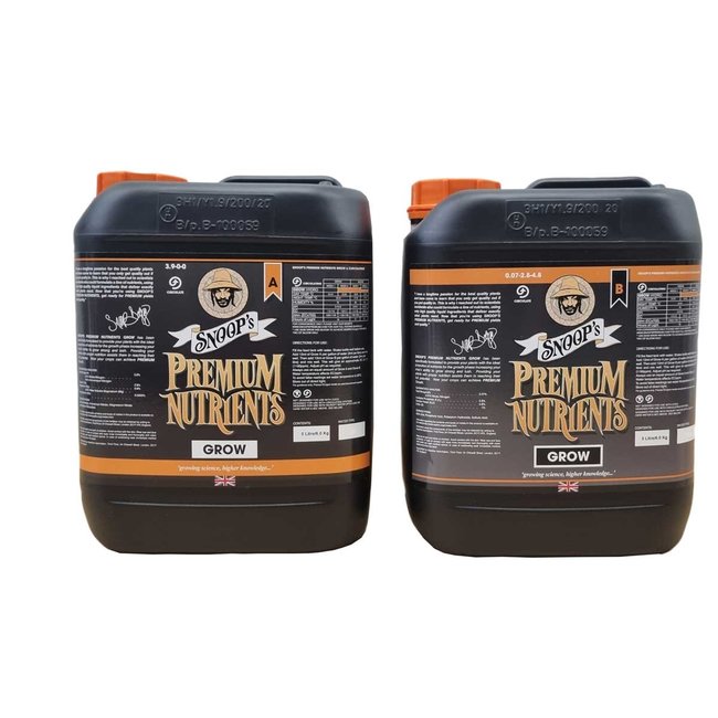 Snoops Premium Nutrients Grow A&B Circulating