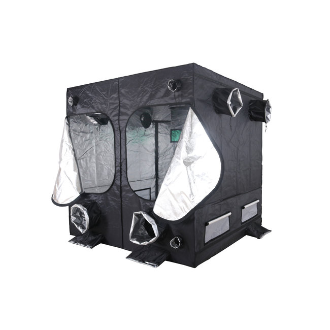 BudBox PRO TITAN 1 2 x 2 x 2m Silver Mylar Grow Tent