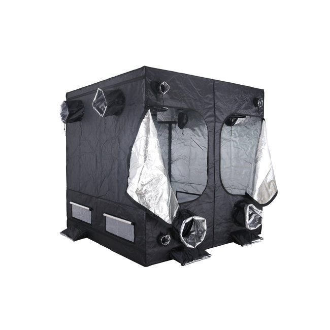 BudBox PRO TITAN 1 2 x 2 x 2m Silver Mylar Grow Tent