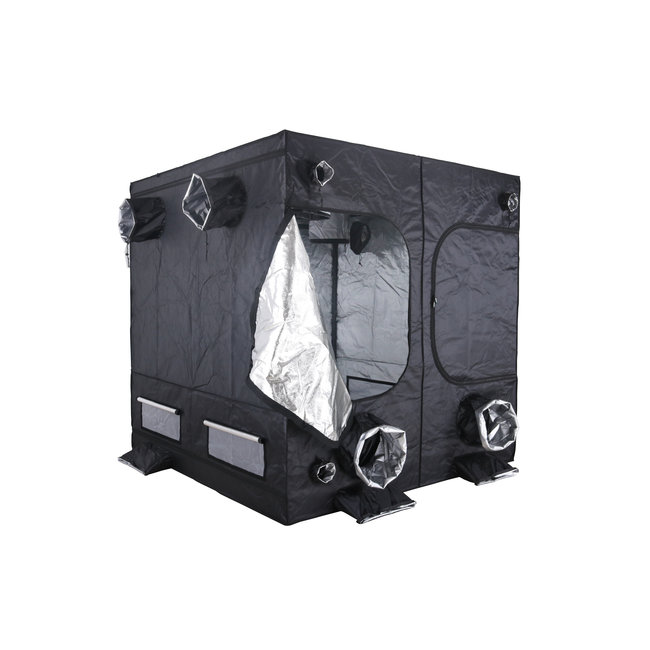 BudBox PRO TITAN 1 2 x 2 x 2m Silver Mylar Grow Tent