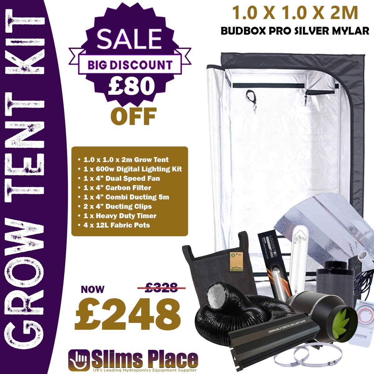 grow tent kits for sale near me