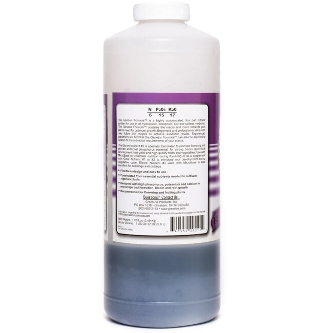 Green Air Products The Genesis Formula - Bloom