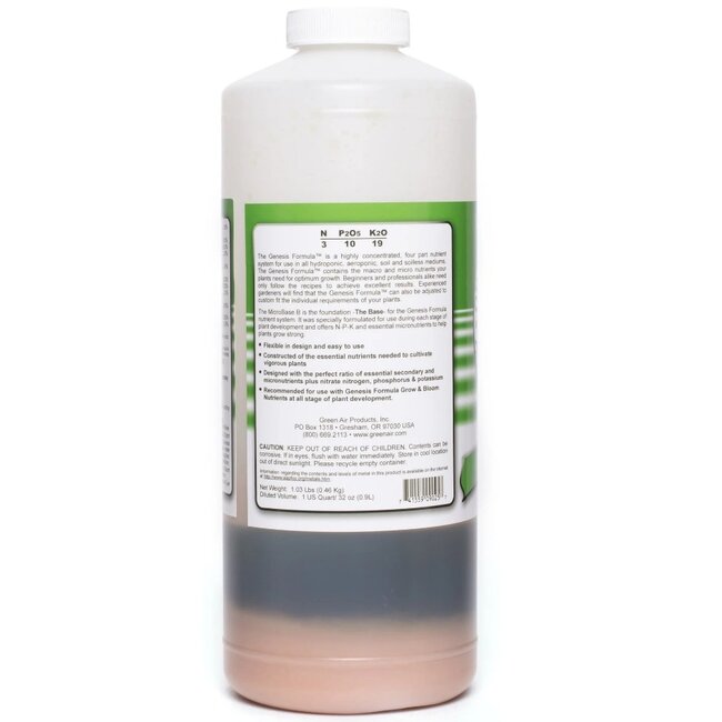 Green Air Products Green Air Products - The Genesis Formula - Microbase