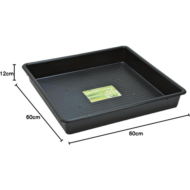 Garland Garland - Value Square Garden Tray Black  60 x 60 x 12cm