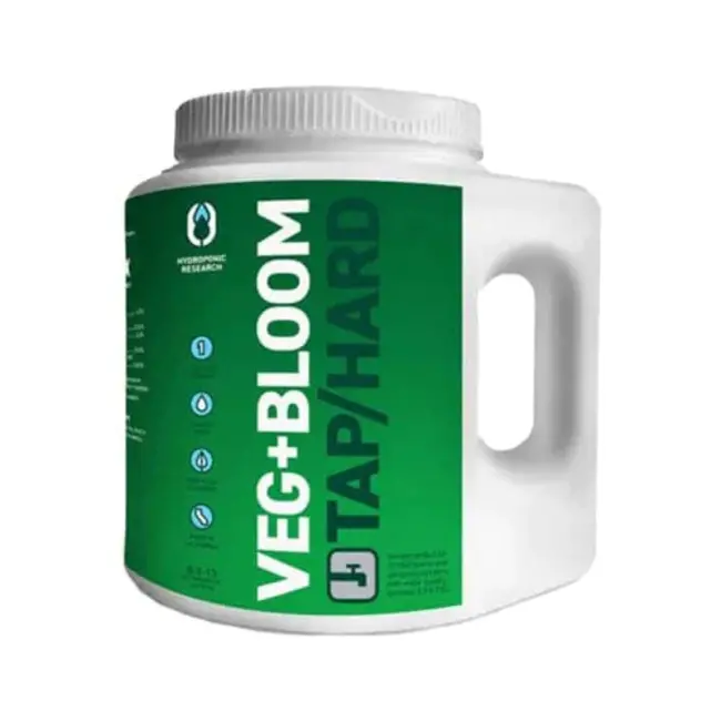 Hydroponic Research Veg+Bloom - Tap/Hard Base