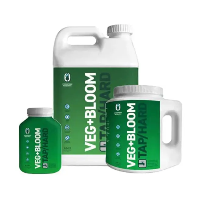 Hydroponic Research Veg+Bloom - Tap/Hard Base