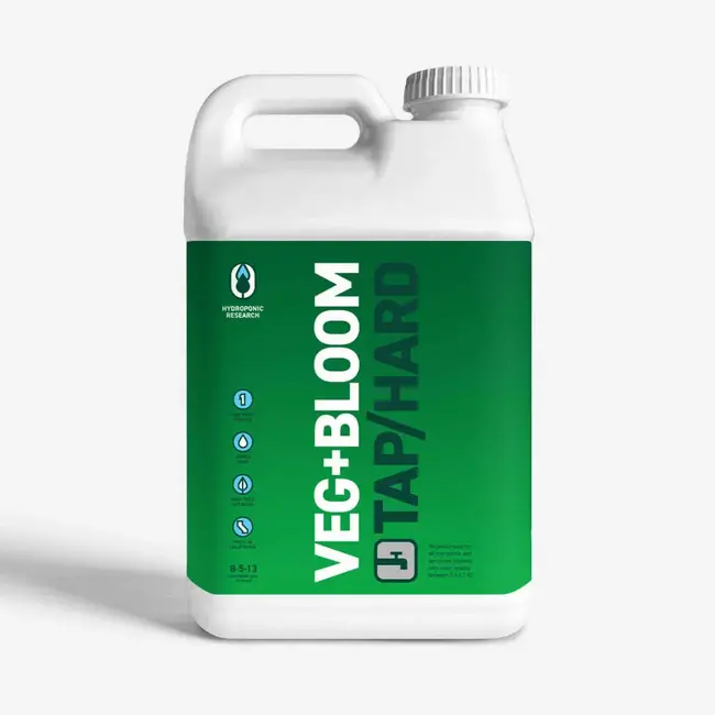 Hydroponic Research Veg+Bloom - Tap/Hard Base