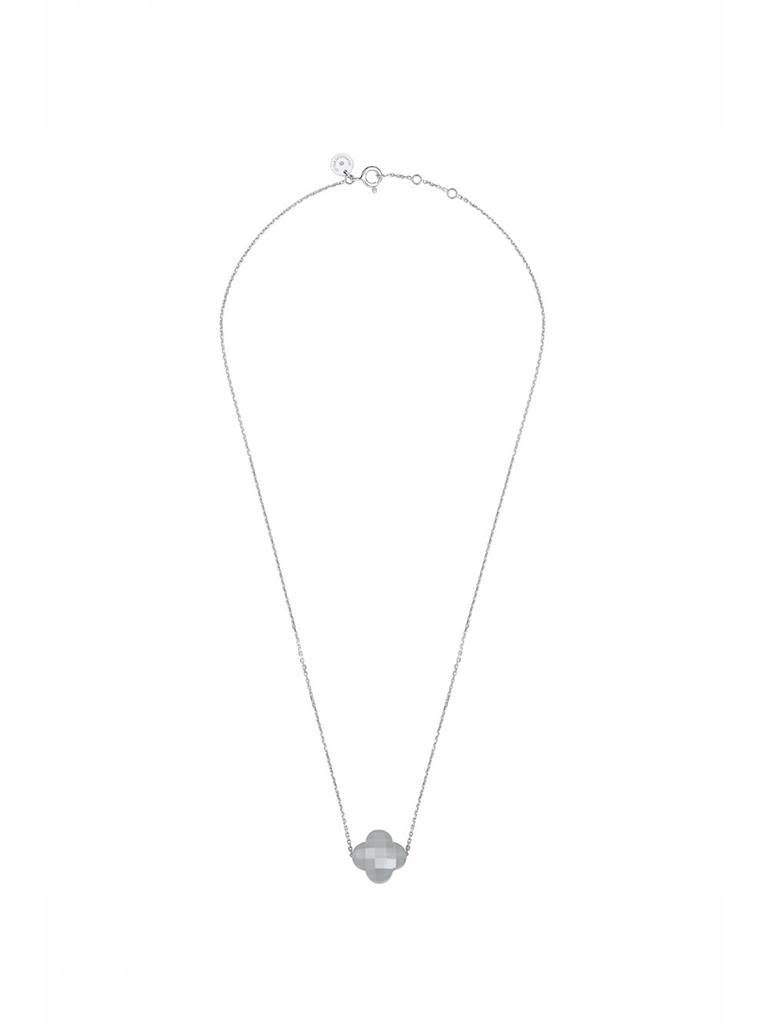 Morganne Bello Morganne Bello necklace with moonstone whitegold