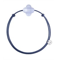 Morganne Bello Morganne Bello 1015X46B104 Klaver koord armband calchedoon