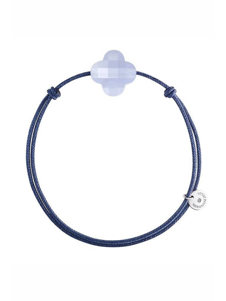 Morganne Bello Morganne Bello 1015X46B104 Klaver koord armband calchedoon