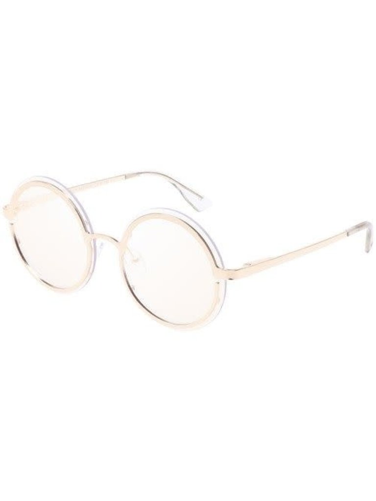 Le Specs Luxe Le Specs Luxe Oviaton zonnebril goud