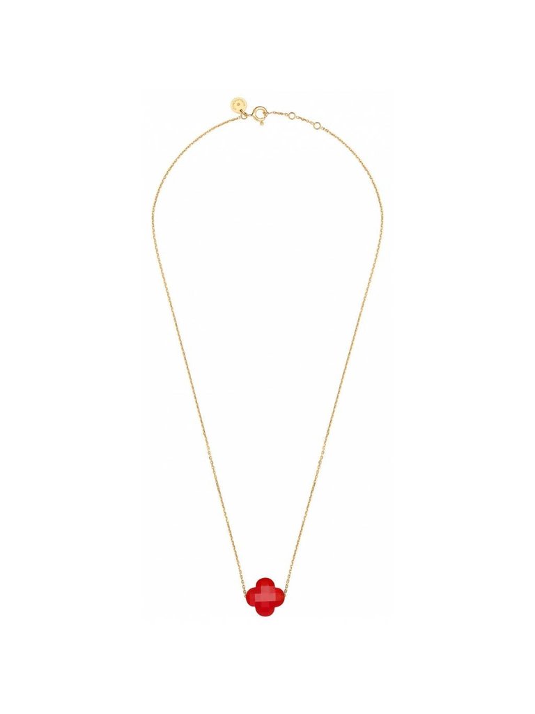 Morganne Bello Morganne Bello necklace with Cornaline stone red