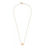 Morganne Bello Morganne Bello rose gold necklace with Cushion stone