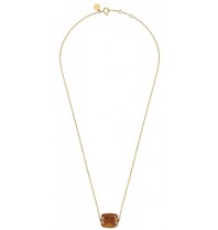 Morganne Bello Morganne Bello 1023YA180  gouden ketting met sunstone steen