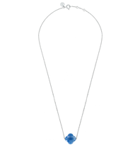 Morganne Bello Morganne Bello 1013WB155  ketting met blauwe kwarts witgoud