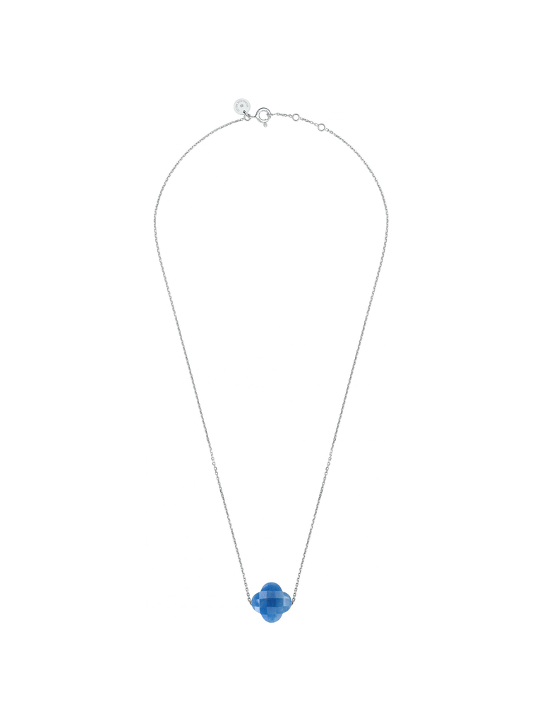 Morganne Bello Morganne Bello necklace with blue quartz white gold