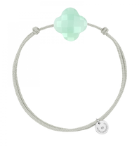 Morganne Bello Morganne Bello 1015X48B136 koord met Chrysoprase mint klaver