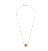 Morganne Bello Morganne Bello 1013YB180 ketting met sunstone steen geelgoud